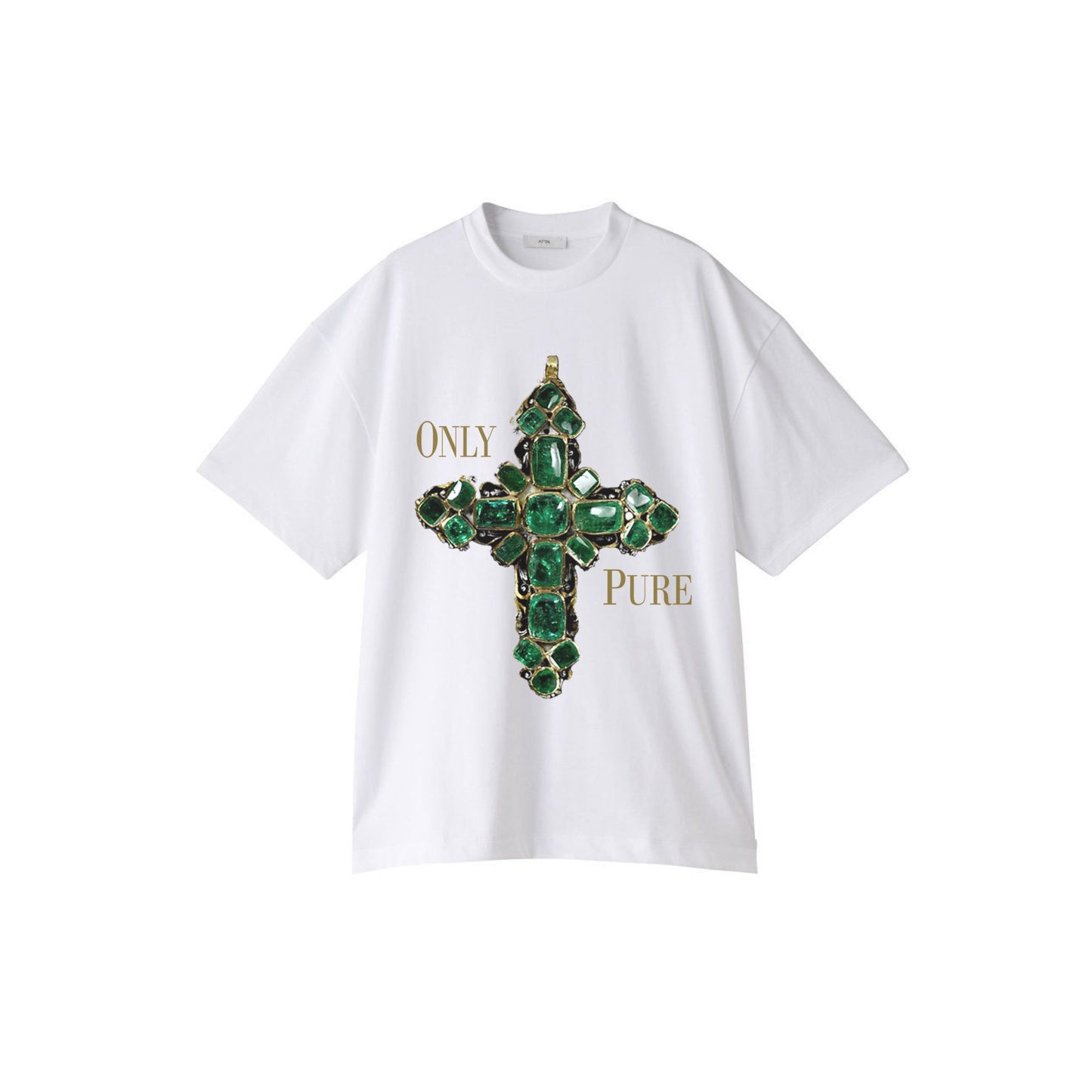Tee-shirt cross green