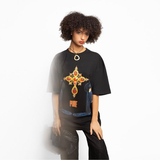 tee-shirt cross red